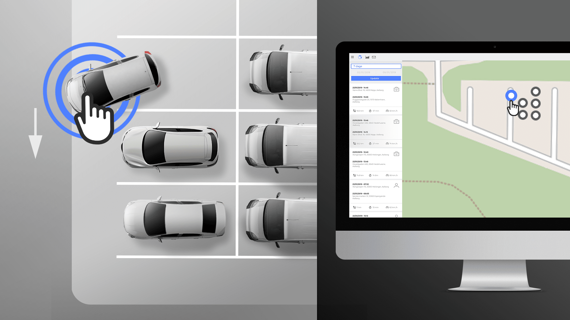 Manage all fleet-related operations on a connected car platform