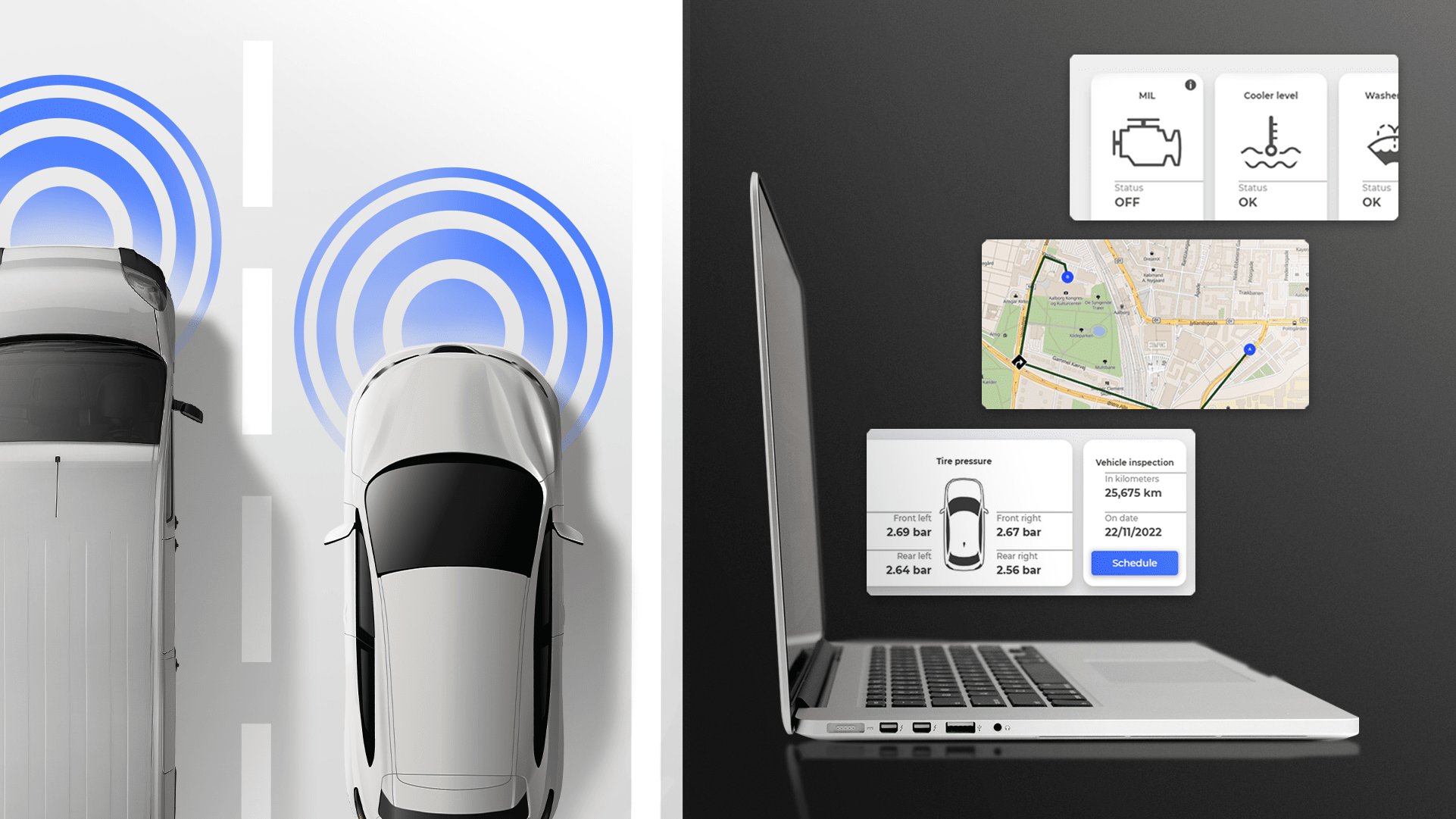Remote vehicle monitoring through connected car services